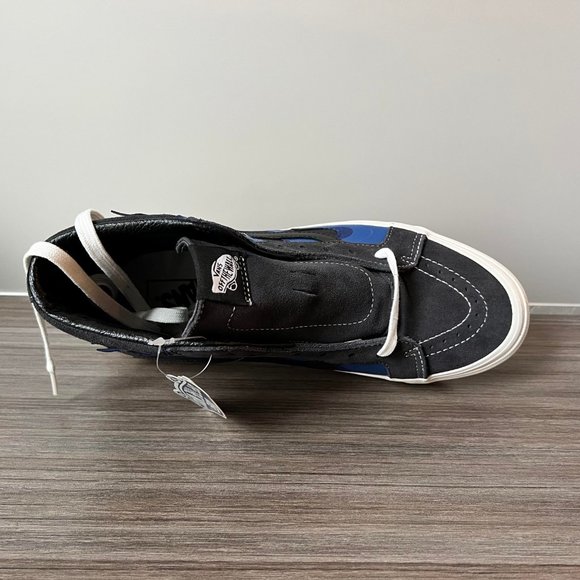 Vans Anaheim Factory SK8-Hi 38 DX Skate Shoes Men's Black Layered Blue Flame - Picture 8 of 16